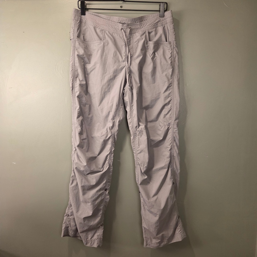 ExOfficio Insect Shield 100% Nylon Women's Pants Size 4 Gray Active Utliity